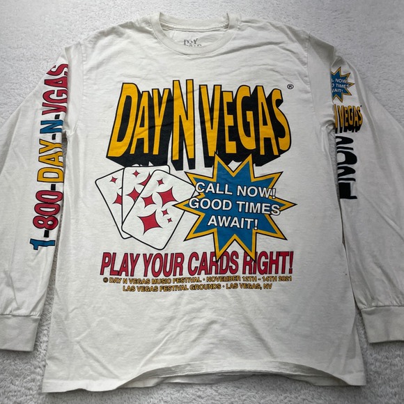 Day N Vegas Music Festival Long Sleeve T-Shirt 2021 Concert Merch - Picture 1 of 7